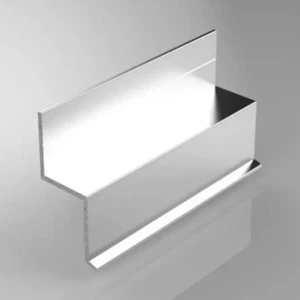 Профиль алюминиевый, отбойник Z- образный 2,5м