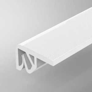 Профиль для ткани ПВХ «Прищепка» потолочный, 200 м., белый, черный