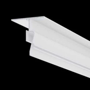 Профиль потолочный Contour-Pro LED Alteza белый, черный (парящий со вставкой)