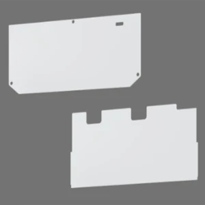 Торцевая заглушка P 50 Белый к-т на 2 стороны Чёрная, Белая