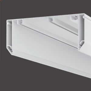 Профиль Alteza Gardina P 60 Карниз двухрядный Чёрный, Белый мат. 2 и 3.2 п.м.