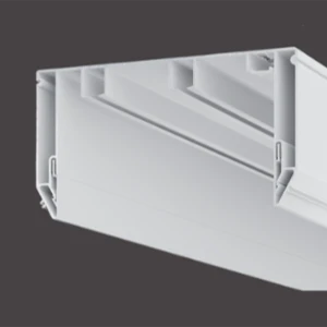 Профиль Alteza Gardina P 70 Карниз двухрядный Чёрный, Белый мат. 2 и 3.2 п.м.