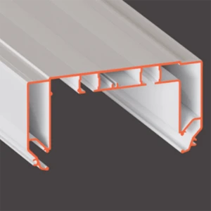 Профиль FLEXY GARDINA2 05 карнизный Чёрный, Белый 2.2 и 3.2 п.м.