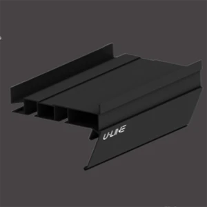 Профиль U-LINE PRO 2.0 Карниз-гардина двухрядная Чёрная, Белая 2, 2.5, 3.2, 3.6 п.м.