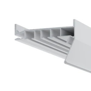 Профиль Парсек ПК 12 Карнизная гардина Трёхрядная Чёрный, Белый мат. 2, 2.5, 3.2, 3.6 п.м.